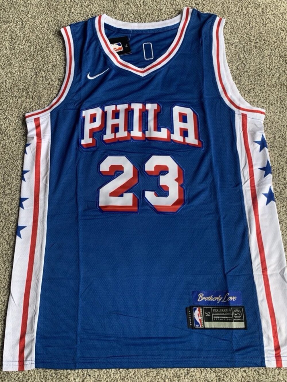 LeBron James Stitched Blue Jersey